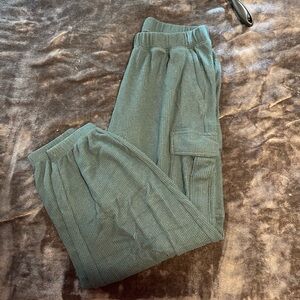 Aerie waffle joggers